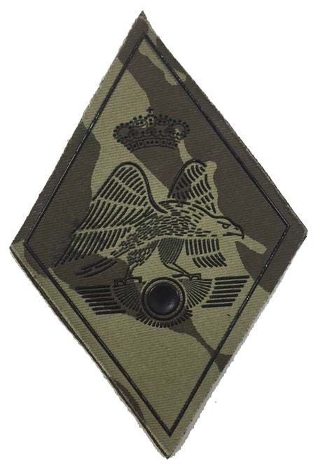 Escudo Academia General del Aire rombo camuflaje termoplástico